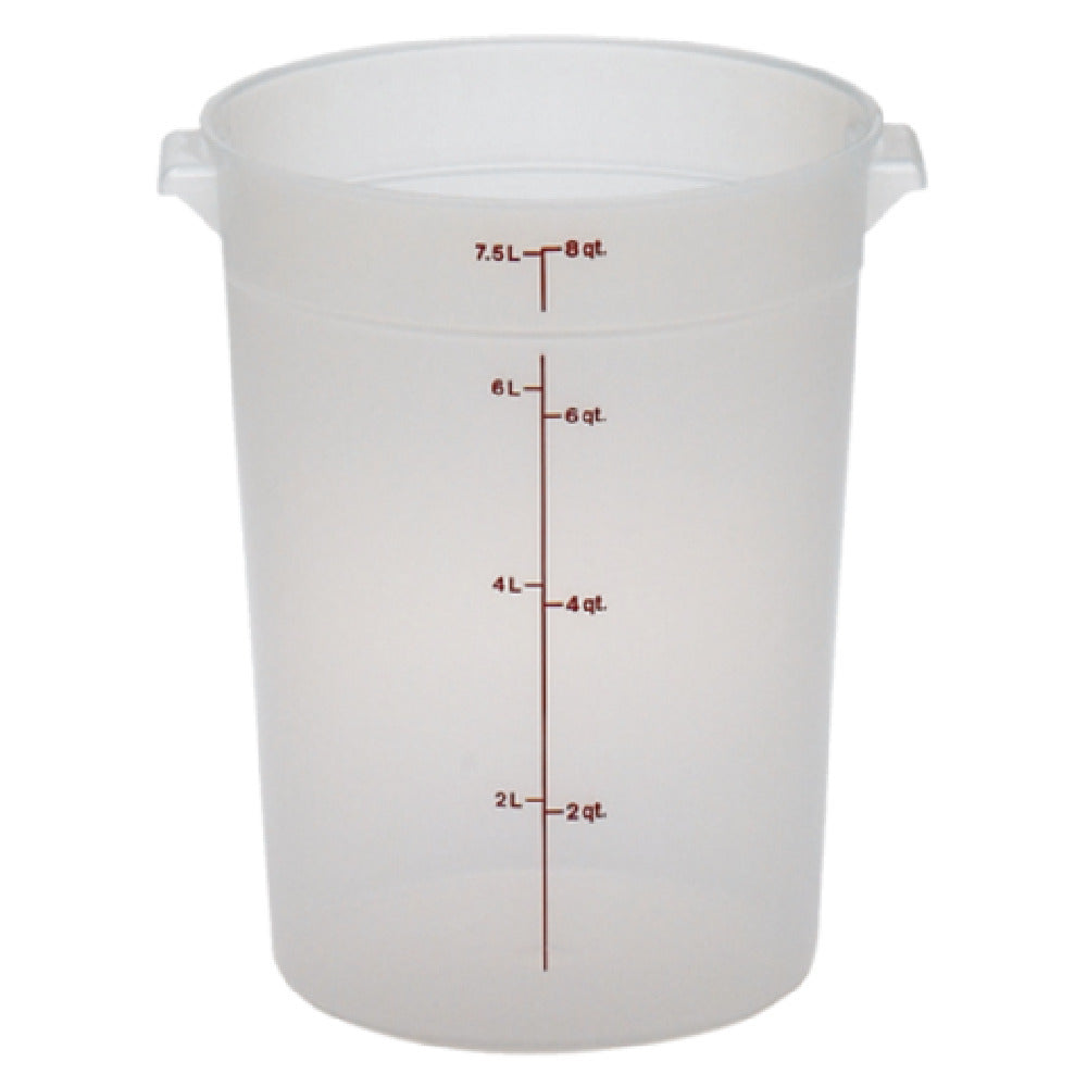 Cambro RFS8PP190 Storage Container Round 8 Qt.
