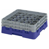 Cambro 20S434186 Camrack® Glass Rack With (2) Soft Gray Extenders Full Size