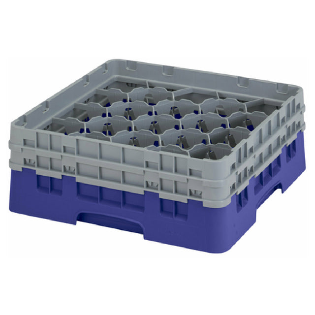 Cambro 20S434186 Camrack® Glass Rack With (2) Soft Gray Extenders Full Size