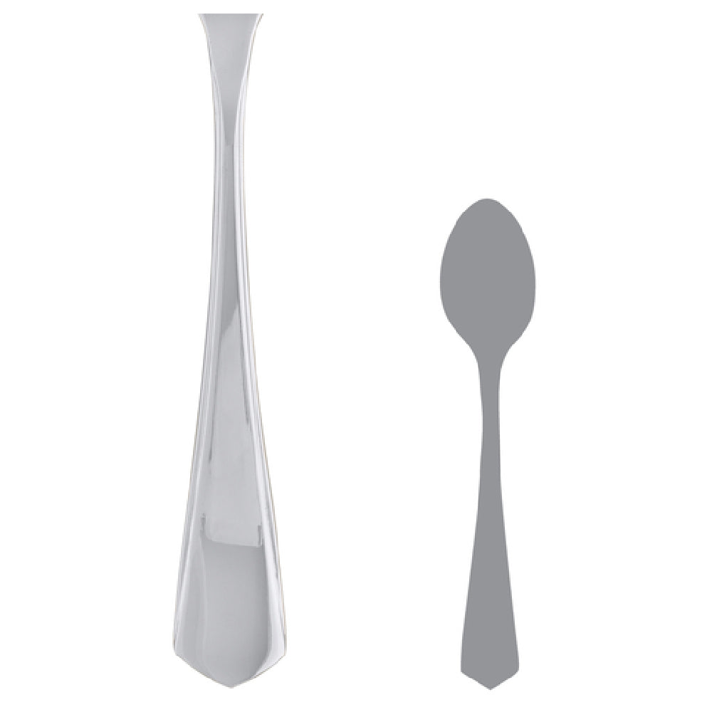 Steelite 5724SX007 European Teaspoon 6-1/8" 18/0 Stainless Steel