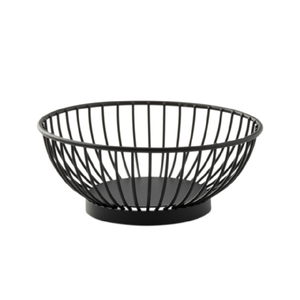 TableCraft Products 10820 - Parisian Collection Wire Basket, 6" Dia. X 2-1/4"H, Round