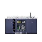 Summit OASISMN33 - Turnkey Oasis Wet Bar, ADA-height, Midnight Navy Finish