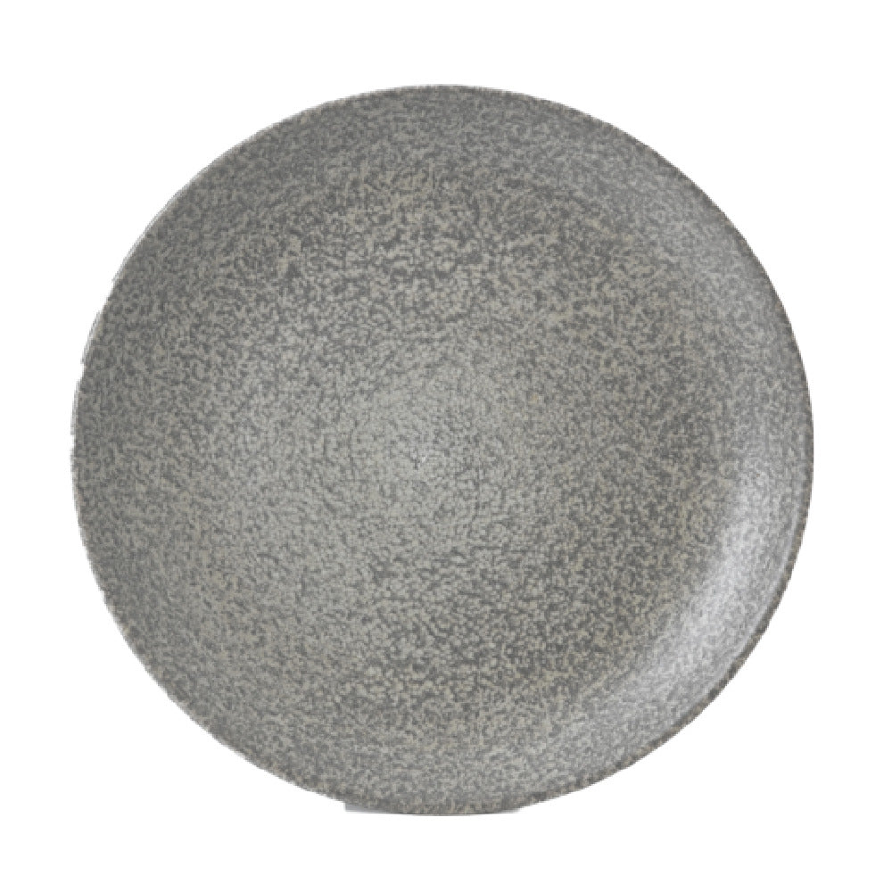 Arc Cardinal EO260 Dudson Evo Origins Grey Coupe Plate (D:10.25'') Vitrified Ceramic