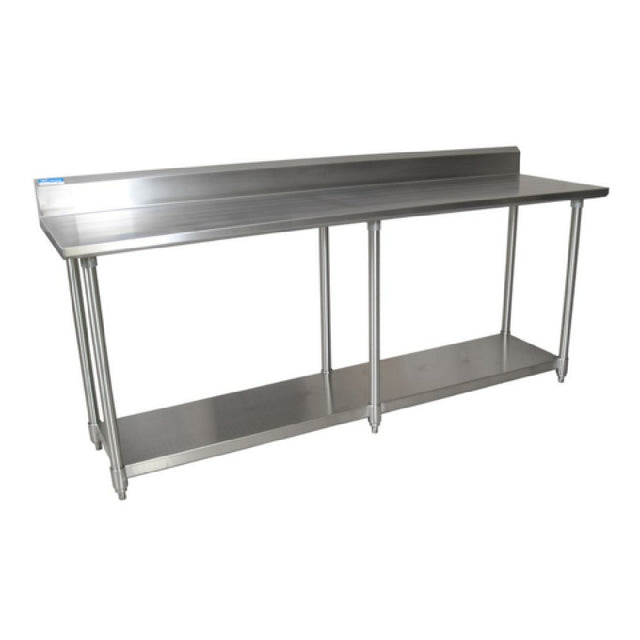 BK Resources SVTR5-8424 Work Table 84"W X 24"D 18/430 Stainless Steel Top