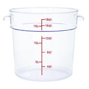 Hubert 23027 - Hubert® Food Storage Container, 13-3/4" Dia. X 11-22/25"D, Round