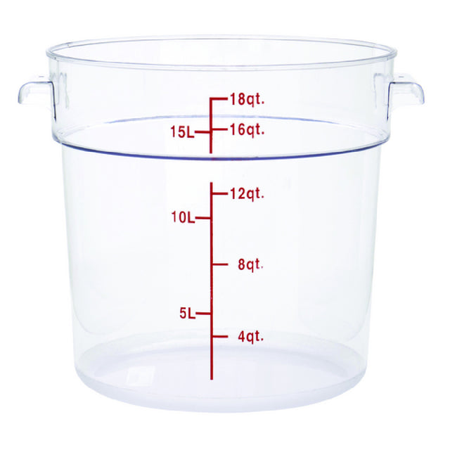 Hubert 23027 - Hubert® Food Storage Container, 13-3/4" Dia. X 11-22/25"D, Round
