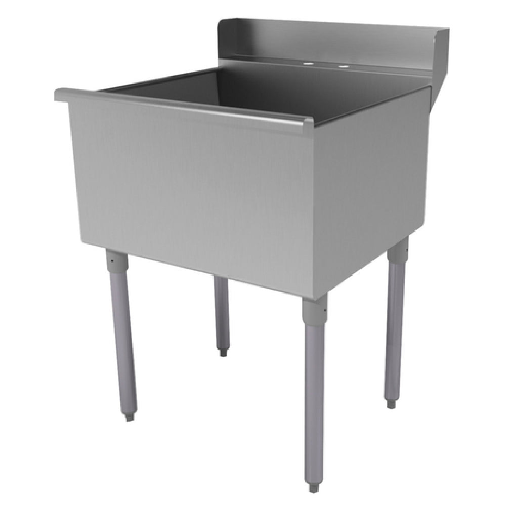 Advance Tabco 4-1-18D Square Corner Scullery Sink 1-compartment 18"W X 21"D Front To-back X 14" Deep Sink Compartment