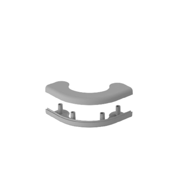 Steelite MGSSCMPL0401 Mogogo Buffet Solutions Roll'n Corner Protection Panel For Roll'n Service Cart