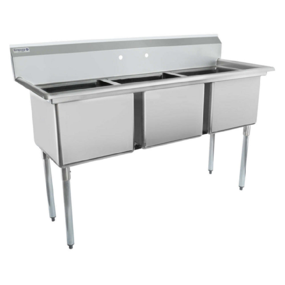 Empura ESD31818 - Sink, 63"W X 23.5"D X 44.25"H, (3) Compartment