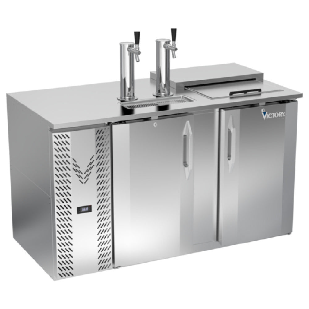 Victory VDD58HC-C-S - Direct Draw Dispenser, Club Top, 58"W X 30-1/8"D X 49-5/16"H
