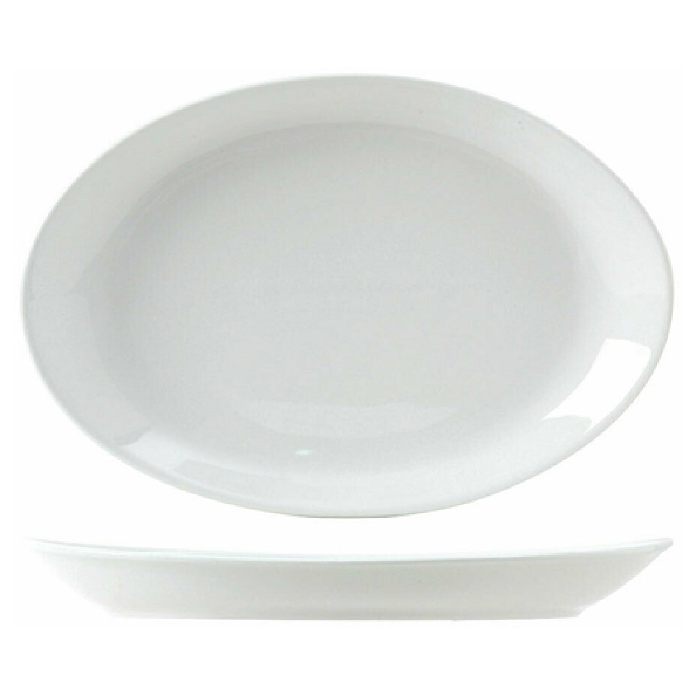 Tuxton ALH-111W Wing Platter 11-1/8"L X 7-1/2"W Microwave & Dishwasher Safe