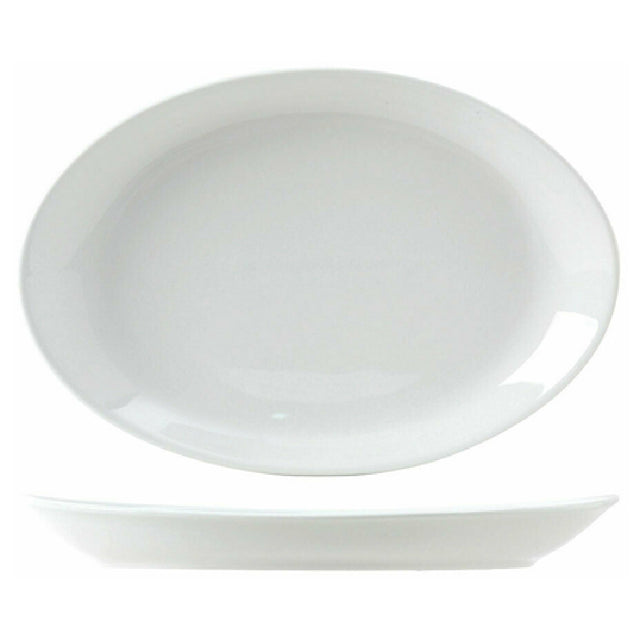 Tuxton ALH-111W Wing Platter 11-1/8"L X 7-1/2"W Microwave & Dishwasher Safe