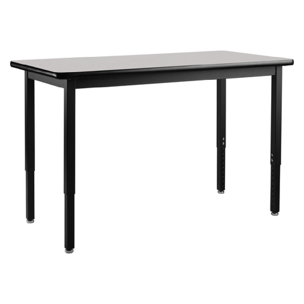 National Public Seating HDT3-2436 NPS® Heavy Duty Steel Table 24" X 36" 16-gauge Channel Frame