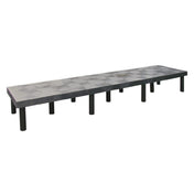 Quantum 962412DPS Polymer Dunnage Rack Solid 1800 Lb. Load Capacity