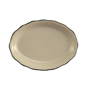 CAC China SC-40B Seville Platter 7-1/2"L X 5-3/4"W X 7/8"H Oval