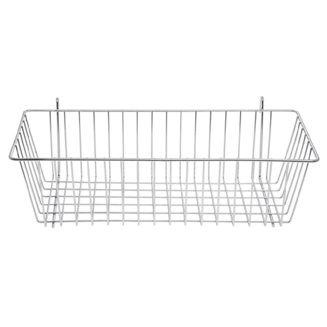 Hubert 75270 - Basket, 17-1/2" X 7-1/2" X 5-1/4"H, With Hooks