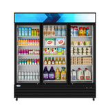 Koolmore MDR-3GD-63C - Merchandiser Refrigerator, Three-sections, 70-4/5"W