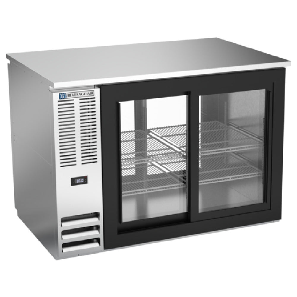 Beverage Air BB48HC-GS-PT-S - Refrigerated Pass-Thru Back Bar Refrigerator, Two-section