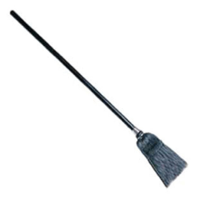 Rubbermaid FG253600BLA Lobby Pro™ Upright Dust Pan Broom 7"W X 37-1/2"H Wood Handle