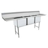 Empura EHD31818LR18 - Sink, 94"W X 23.5"D X 44.25"H, (3) Compartment