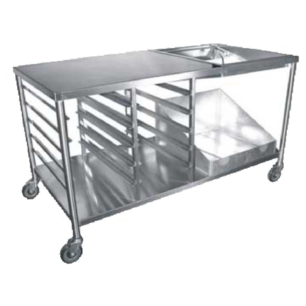 GSW USA DN-TBL Premium Donut Table 34"W X 66"L X 36"H Reinforced Top & Side Edges