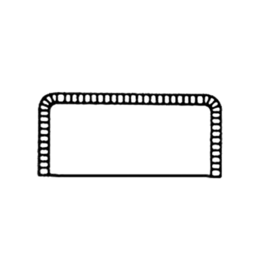 Somerset RS1 Turnover/Pastry Die Rectangle 4-1/2" X 2-3/8" X 1"