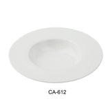 Yanco CA-612 Cambria Dessert/Pasta Plate 12-1/2" Dia. X 2-1/8"H 14 Oz