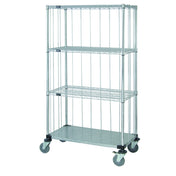 Quantum M2460CG46RE Mobile Enclosure Cart 60"W X 24"D X 69"H Includes: (3) Wire Shelves