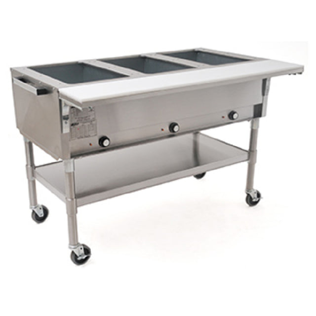 Eagle SPDHT5-208-3 Portable Hot Food Table Electric Open Base