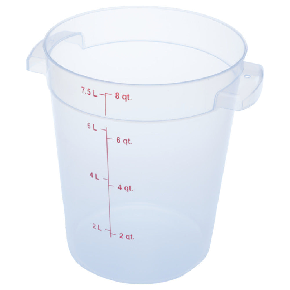 Carlisle 1096630 Carlisle StorPlus™ Food Storage Container 8 Qt. Round