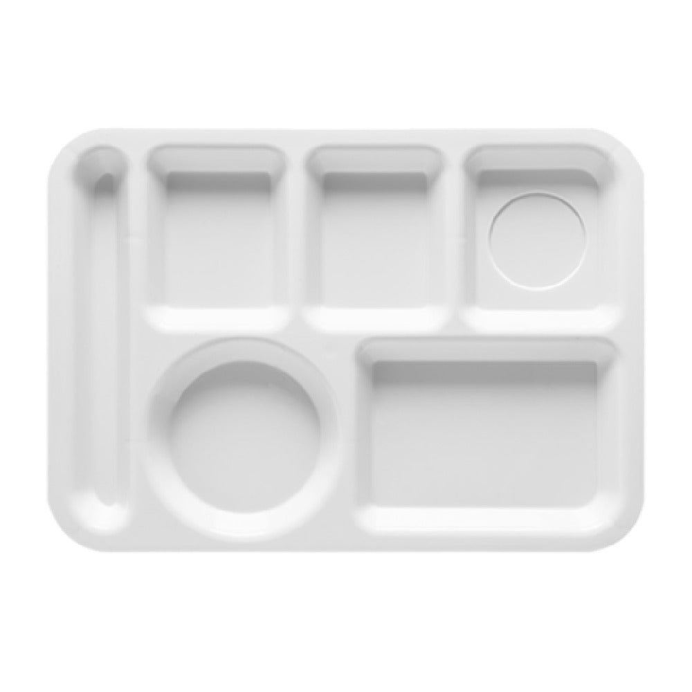 GET Enterprises TL-152-PB School & Cafeteria Tray 13-3/4" X 9-7/8" 6 Compartments