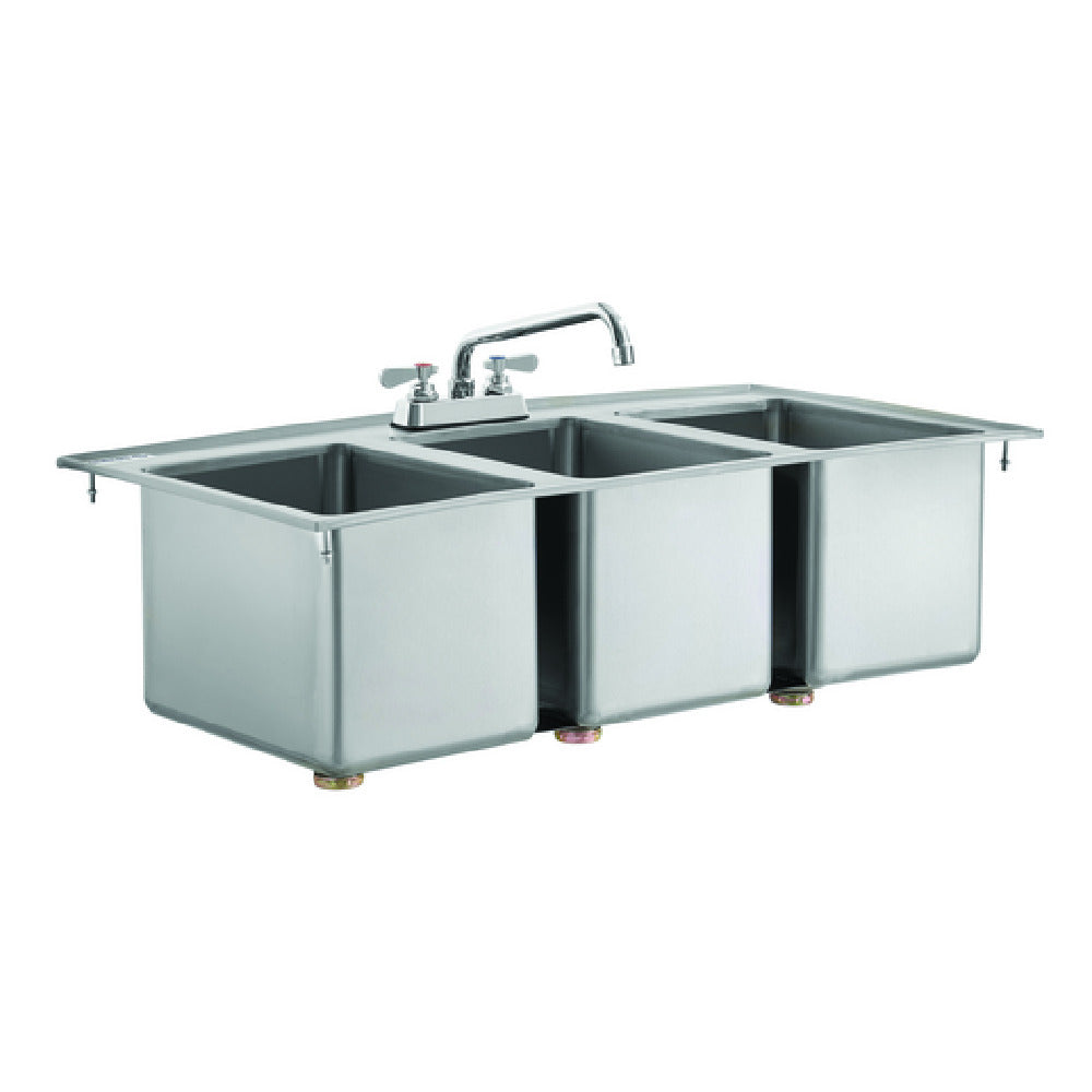 Hubert 37990 - Kratos 29N-189 Sink, Drop-in, 10"W X 14"D X 10"H
