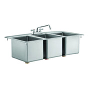 Hubert 37990 - Kratos 29N-189 Sink, Drop-in, 10"W X 14"D X 10"H