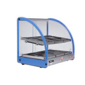 Skyfood Equipment FWD2-18B Food Warmer Display Case 18-1/2"W X 14-3/8"D X 17-1/2"H (2) Shelves With (3) Stainless Steel Pans Per Shelf