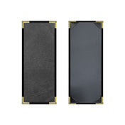 Risch SEVDX-1V 4.25X11 Seville Deluxe Hardback Antibacterial/antimicrobial Faux-leather Menu Cover (specify Color)