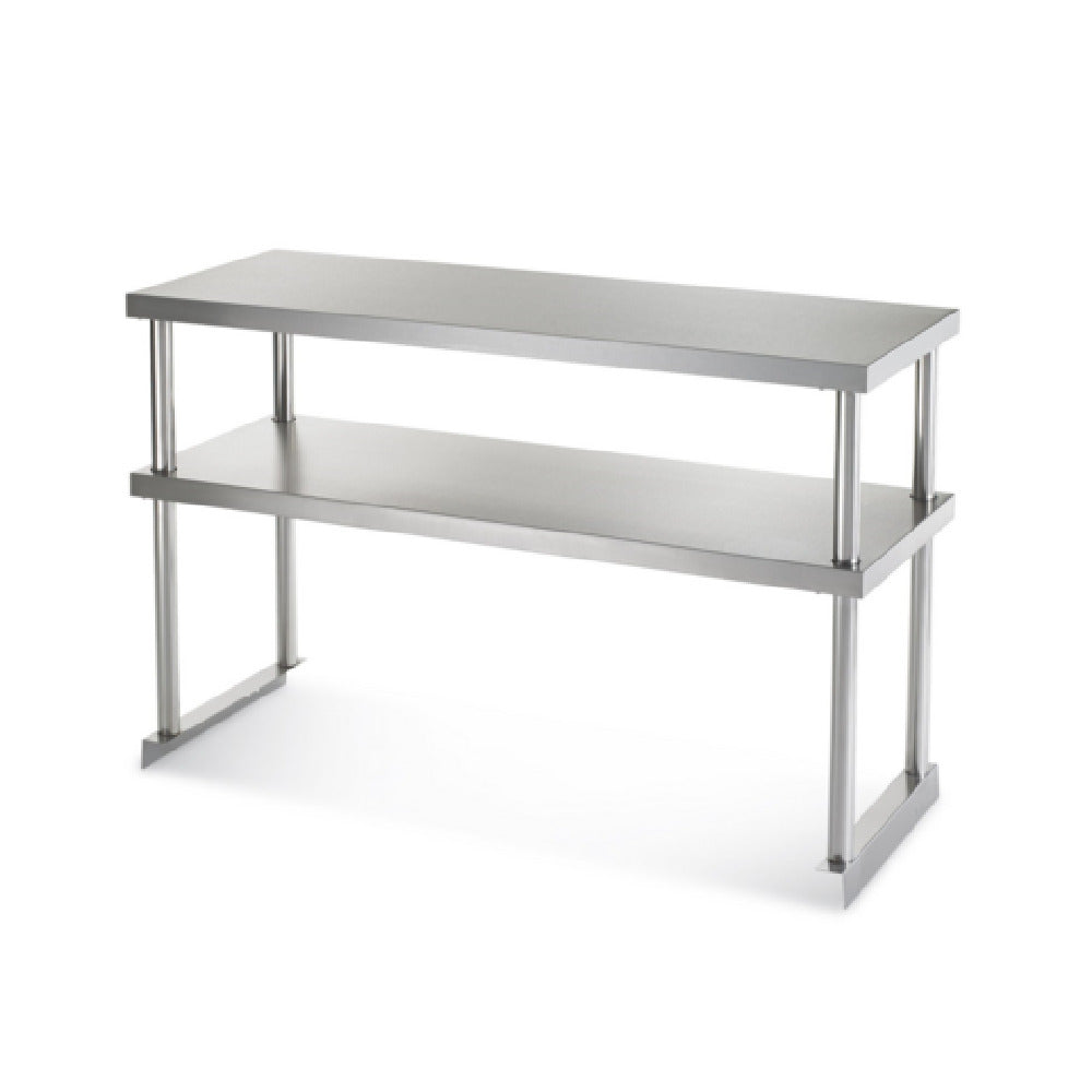 Arctic Air 64908K-S Double Overshelf 72”W X 18”D X 30”H Reinforced Full Length Hat Channels On Bottom Of Shelf