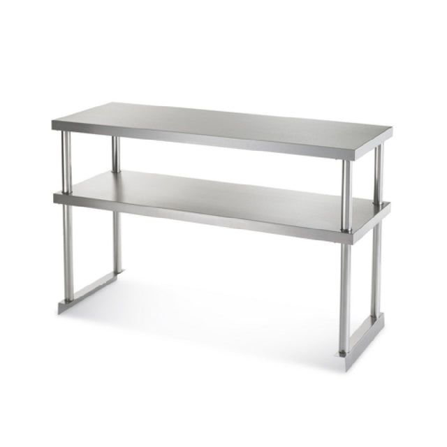 Arctic Air 64908K-S Double Overshelf 72”W X 18”D X 30”H Reinforced Full Length Hat Channels On Bottom Of Shelf