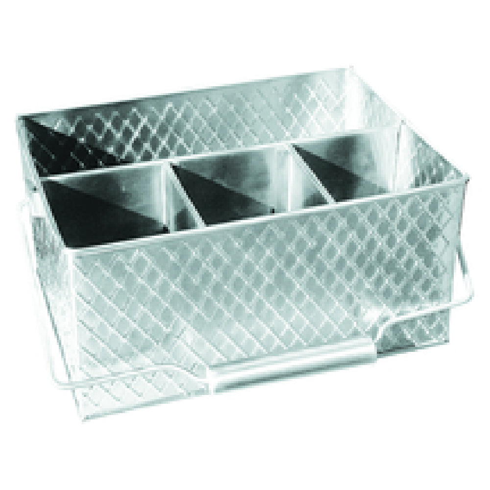 TableCraft Products 10040 - Lattice Collection™ Caddy, (4) Compartment, 10-3/4" X 8-1/2" X 4-3/4"