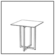 BauscherHepp VE-24010 Venta® Foldable Table Base Made In Steel With Powder-coating