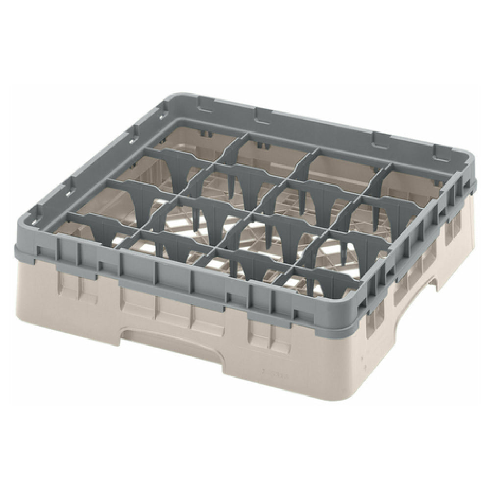 Cambro 16S318184 Camrack® Glass Rack With Soft Gray Extender Full Size