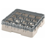 Cambro 16S318184 Camrack® Glass Rack With Soft Gray Extender Full Size