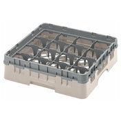Cambro 16S318184 Camrack® Glass Rack With Soft Gray Extender Full Size