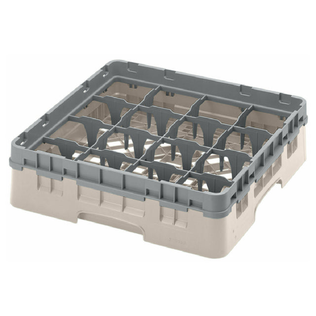 Cambro 16S318184 Camrack® Glass Rack With Soft Gray Extender Full Size