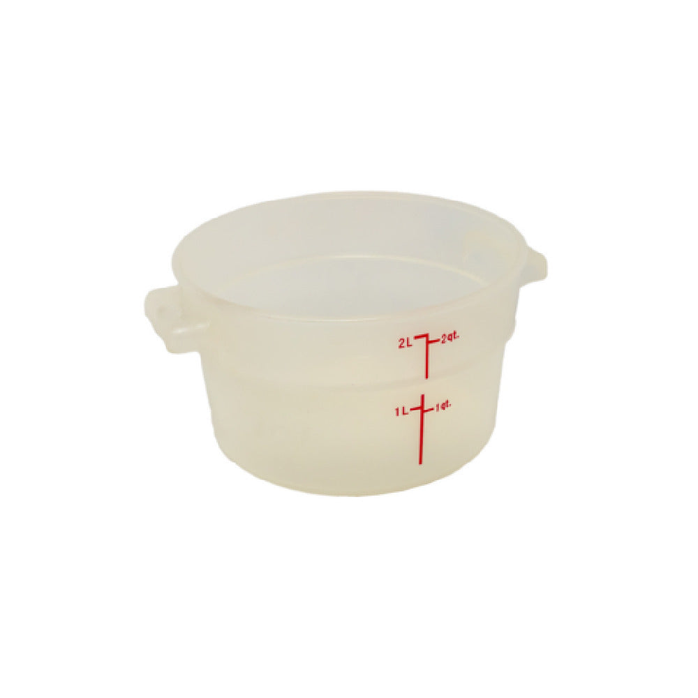 Omcan 80226 (80226) Food Storage Container 2 Quart Round