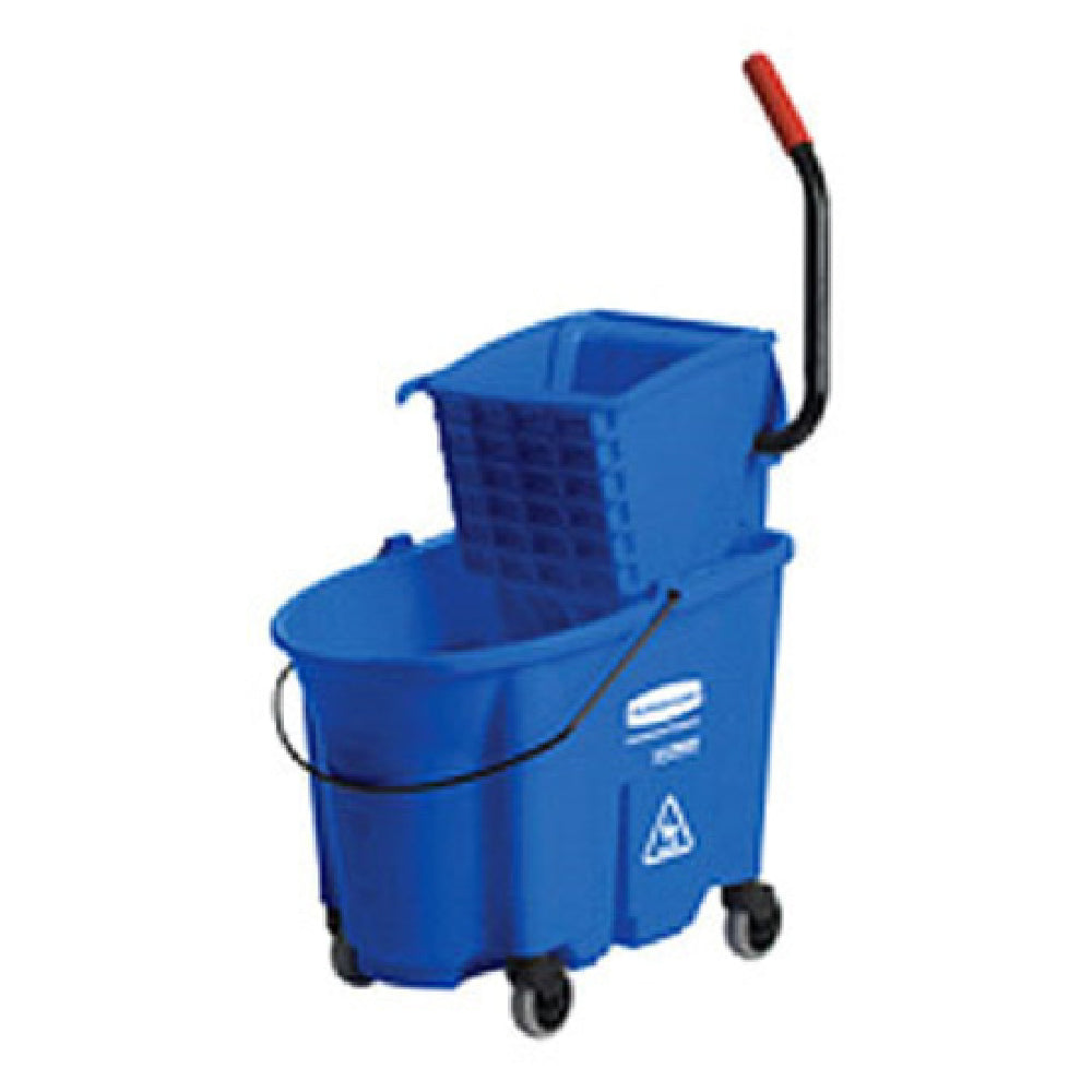 Rubbermaid FG758888BLUE WaveBrake® Mopping Combo 35 Qt. Bucket Capacity Reduces Splashing
