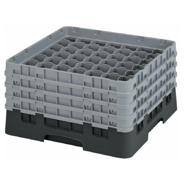 Cambro 49S800110 Camrack® Glass Rack With (4) Soft Gray Extenders Full Size