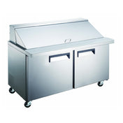 Admiral Craft GRSLM-2D/60 Grista Refrigerated Mega Top Salad/Sandwich Prep Table
