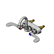 T&S Brass B-1115-131X-WH4 Workboard/Bar Sink Faucet Wall Mount 4" Centers