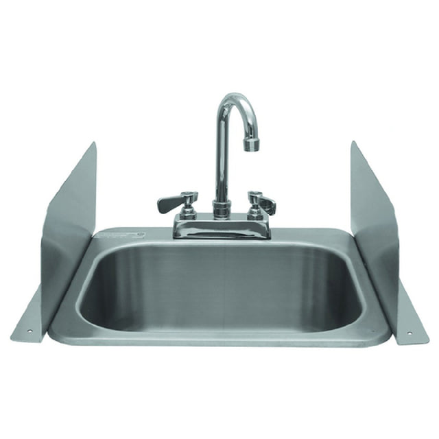 GSW USA SP-S1506 Splash Guard For Hand Sink Deck Mount 15"W X 6"H