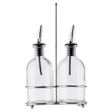 Tablecraft 10380 Oil & Vinegar Bottles 7-3/4 Oz. 5-3/4" X 2-7/8" X 9-1/2" Overall